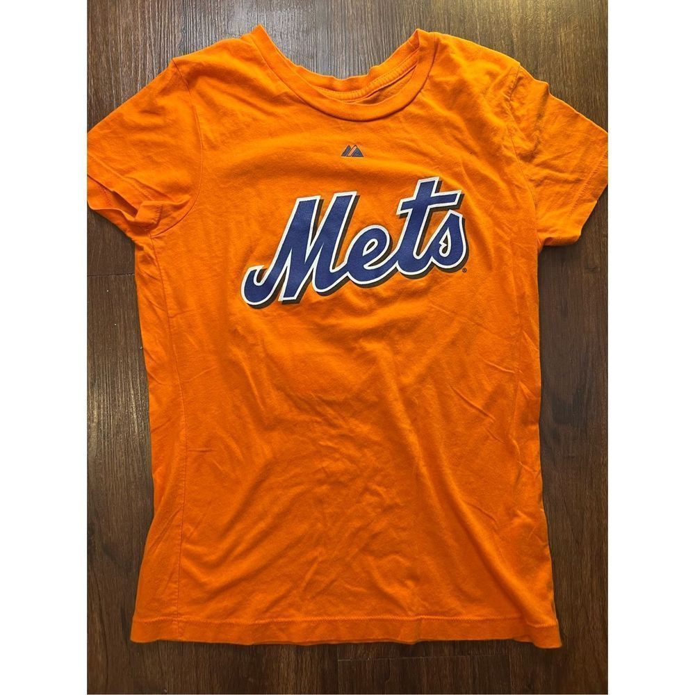 Mets majestic women’s small t shirt wright MLB
